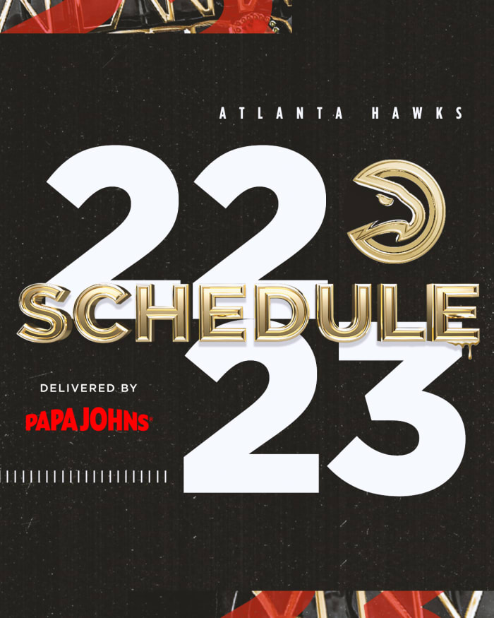 As part of the 2022-23 schedule announcement, the Atlanta Hawks collaborated with Grillz by Scotty, a local Atlanta business that creates custom grillz for its celebrity clients from music and Hollywood, to launch its 2022-23 schedule delivered by Papa Johns.